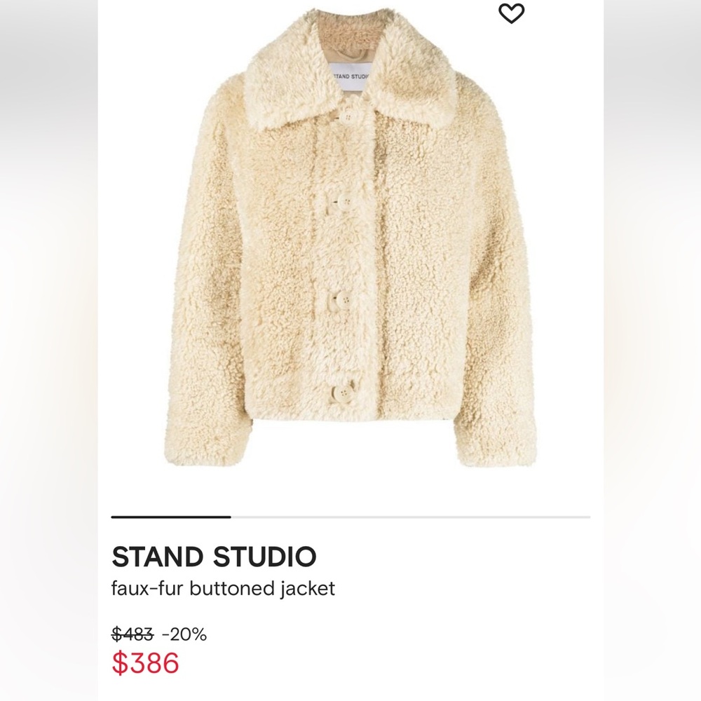 Stand Studio fluffy jacket